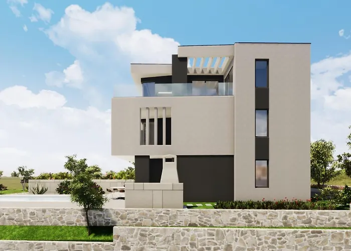 Luxury Lea Magdalena 6 With Pool And Sea View * Krk Town